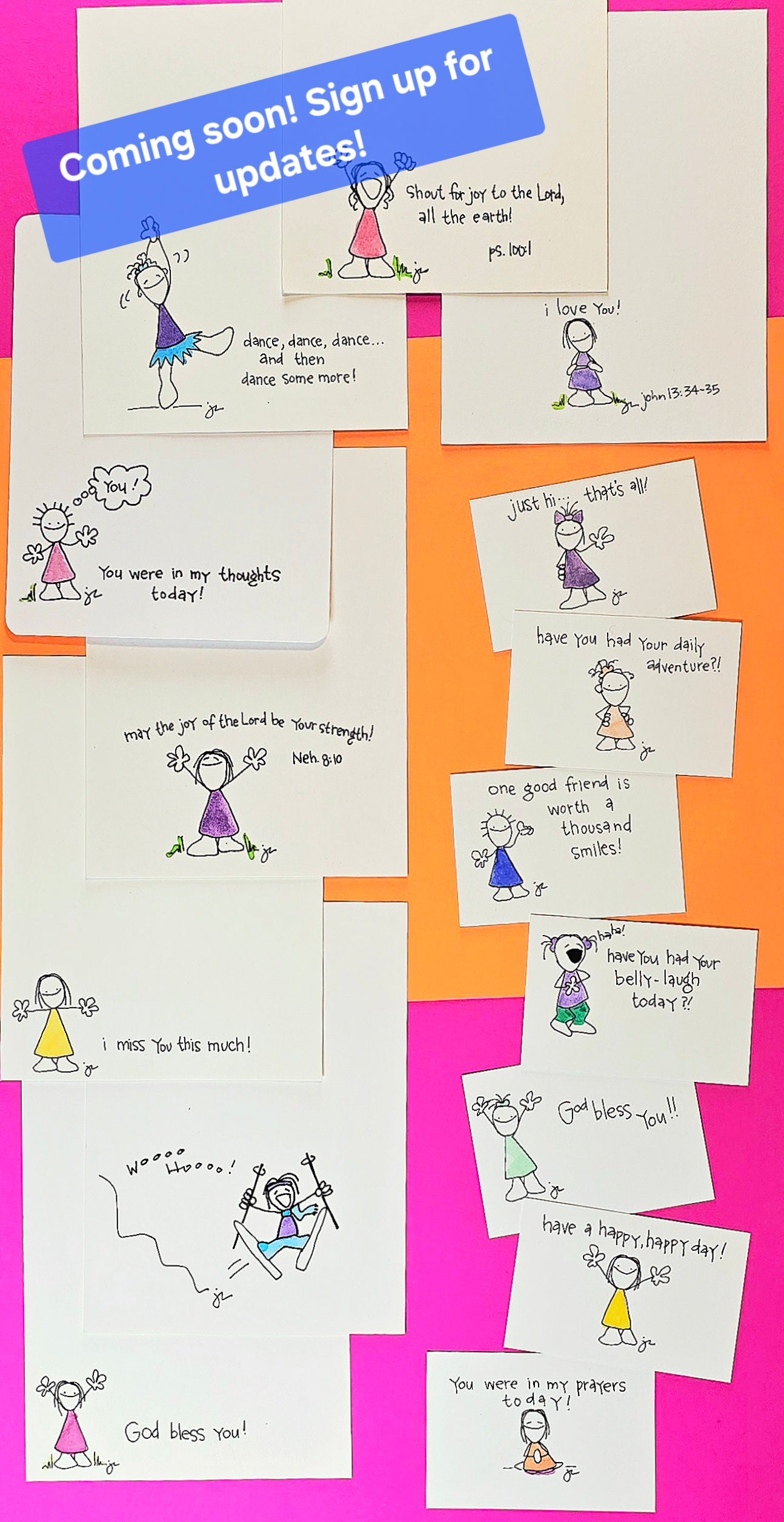 Stationery: Simple Things Note Cards and Note Card Sets - COMING SOON